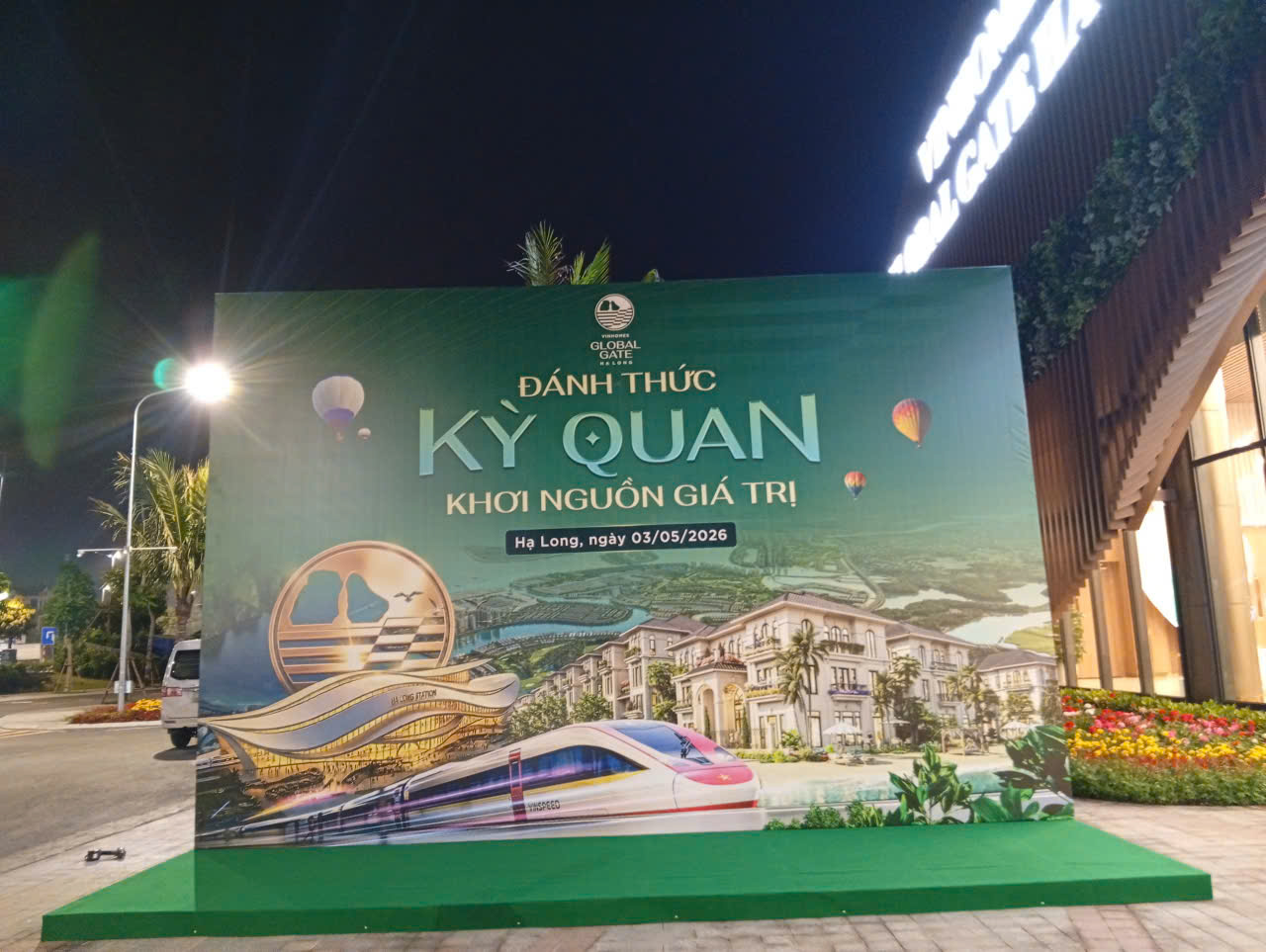 Backdrop sự kiện thực tế do Lợi Giang Event thi công
